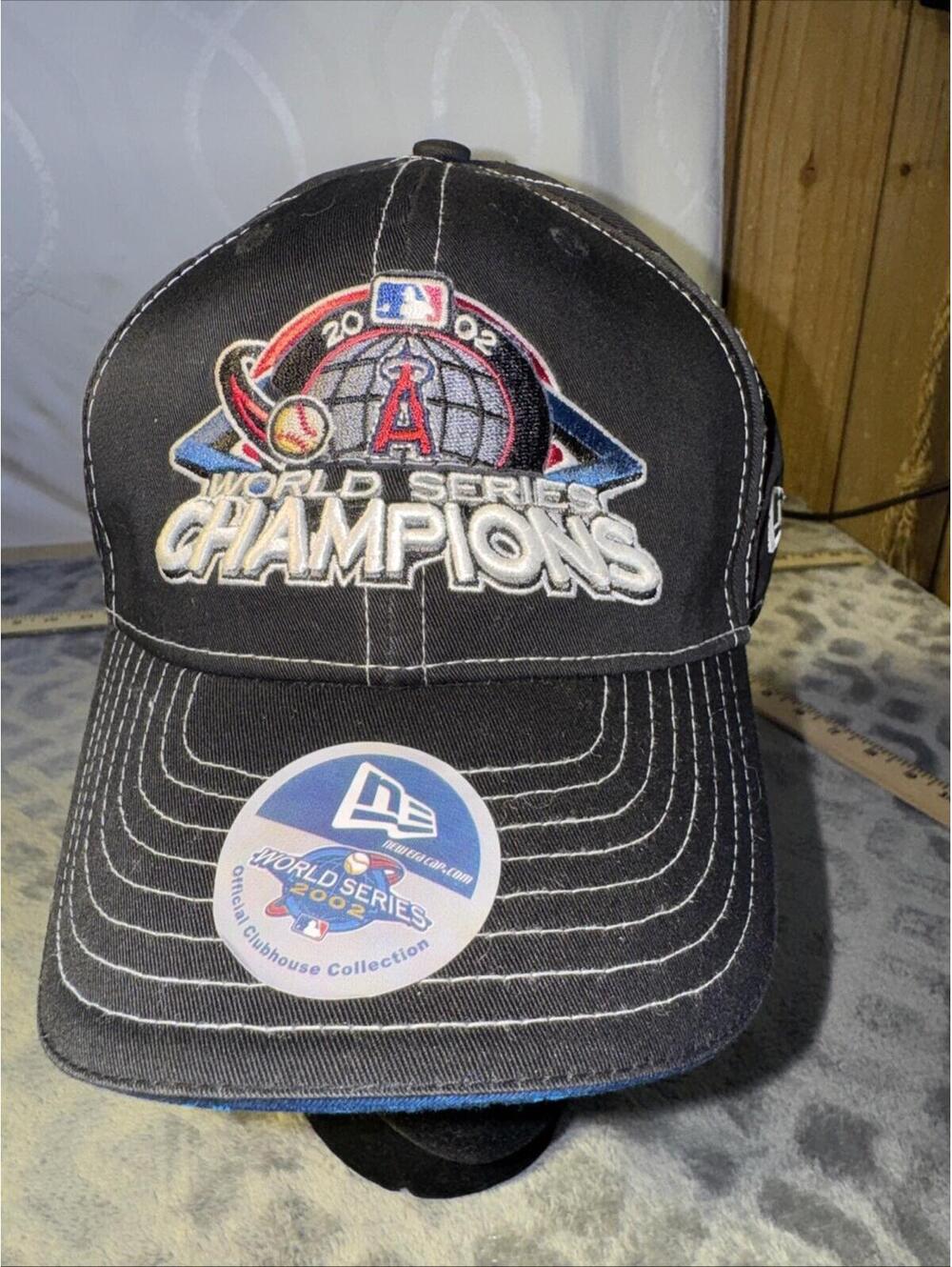 Anaheim Angels 2002 World Series Champions New Era On Field Adjustable Hat